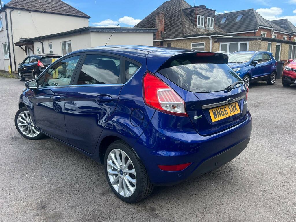 Ford Fiesta 1.0T Ecoboost Titanium X Powershift Euro 6 Blue #4