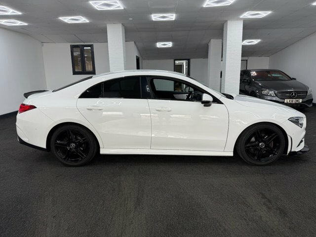 Mercedes-Benz CLA Class 2019 1.3 Cla180 Amg Line Coupe 7G-dct E White #3