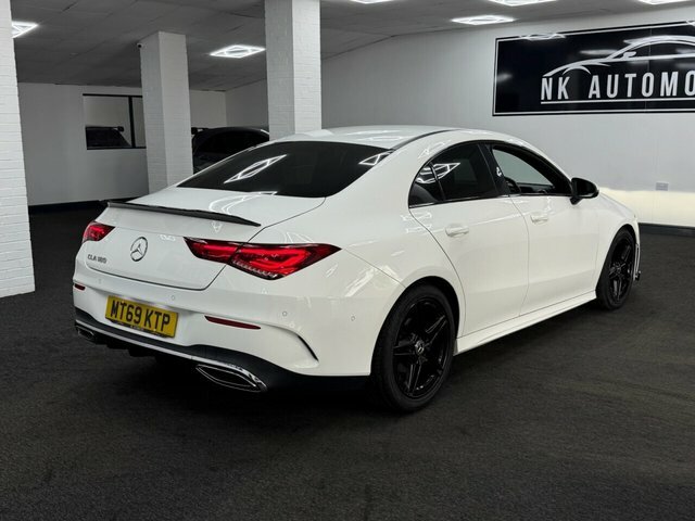 Mercedes-Benz CLA Class 2019 1.3 Cla180 Amg Line Coupe 7G-dct E White #4