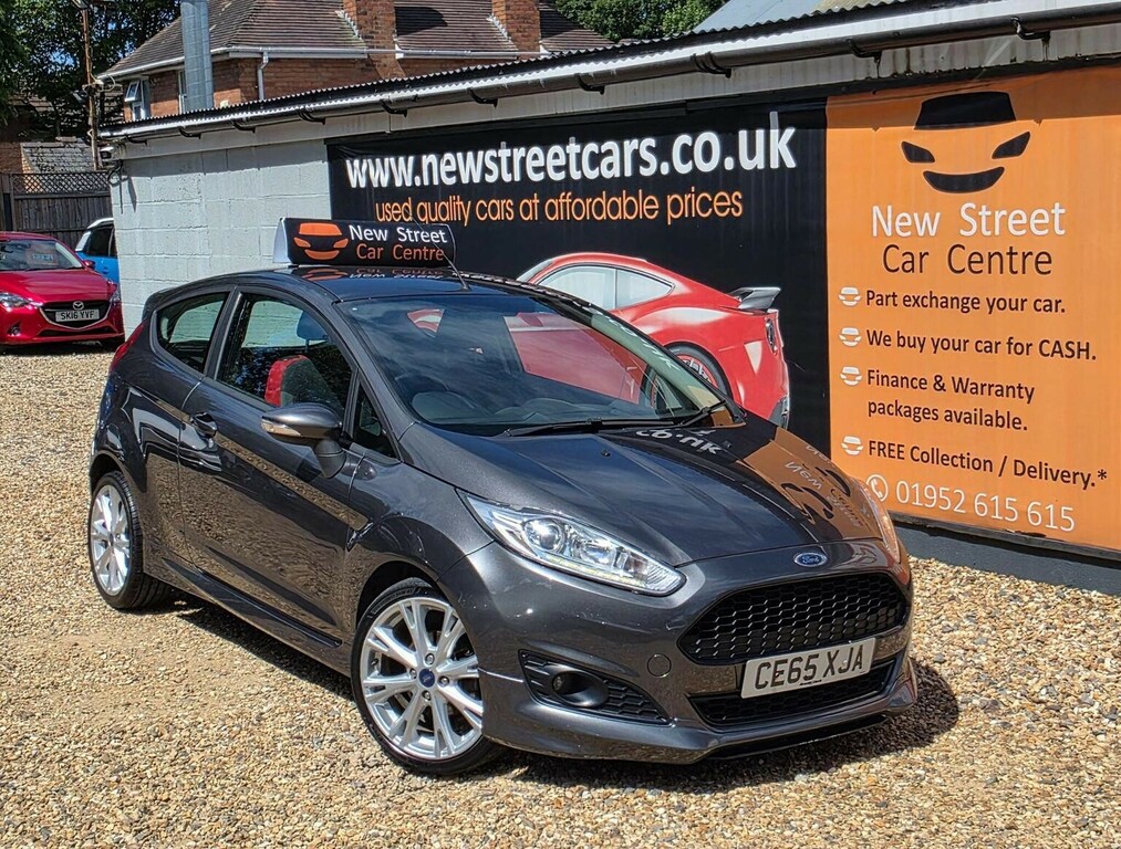 Ford Fiesta Hatchback 1.0T Ecoboost Zetec S Euro 6 Ss CE65XJA Grey