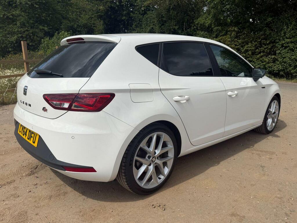 Seat Leon 2.0 Tdi Cr Fr Dsg Euro 5 Ss White #4