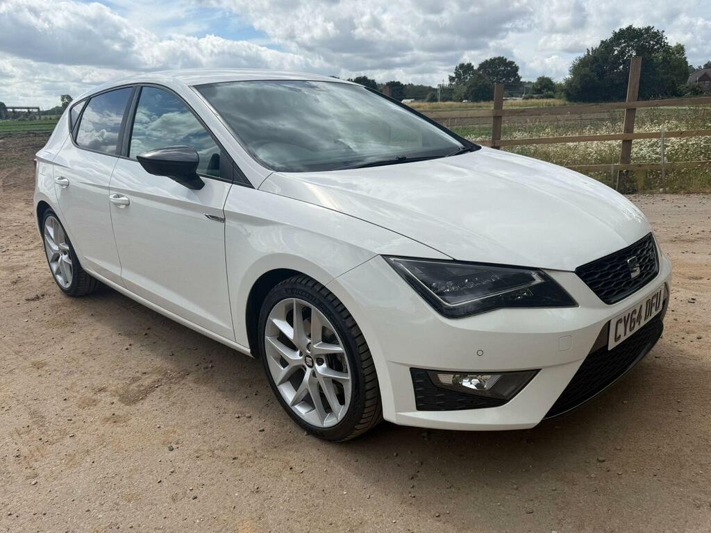 Seat Leon 2.0 Tdi Cr Fr Dsg Euro 5 Ss White #2