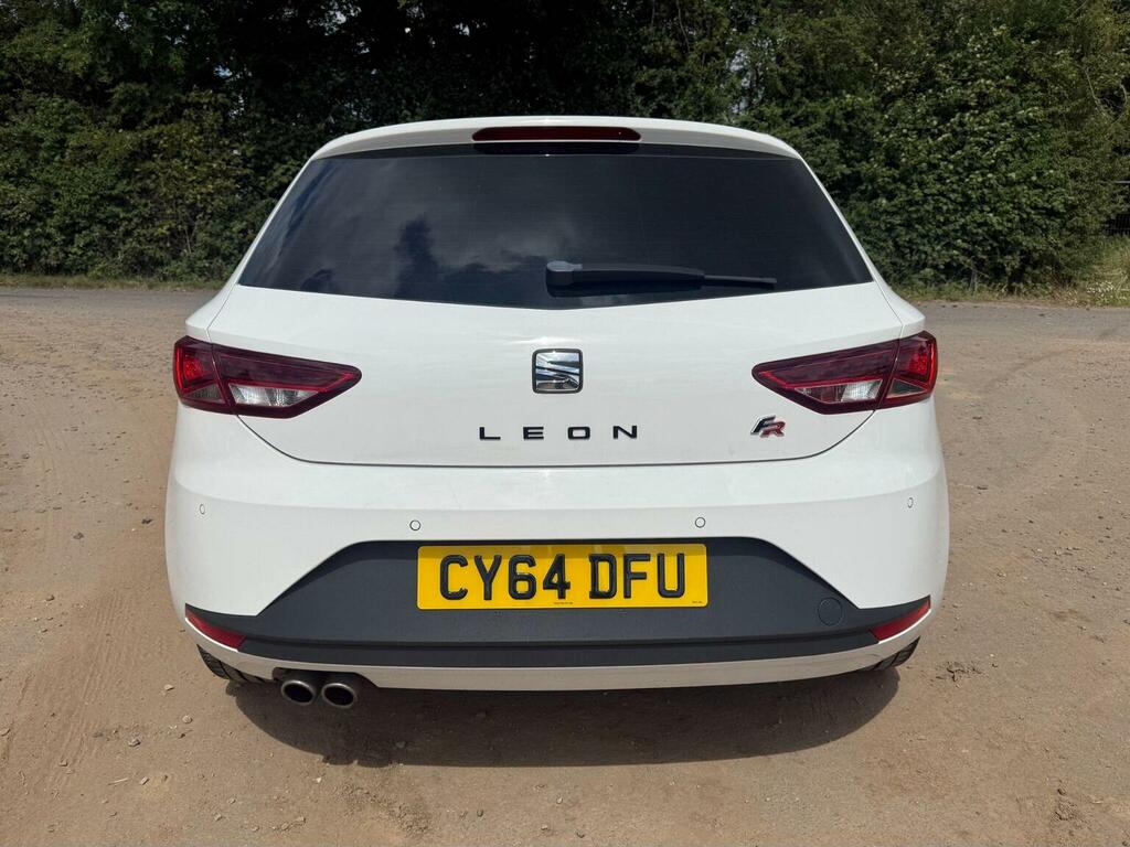 Seat Leon 2.0 Tdi Cr Fr Dsg Euro 5 Ss White #5