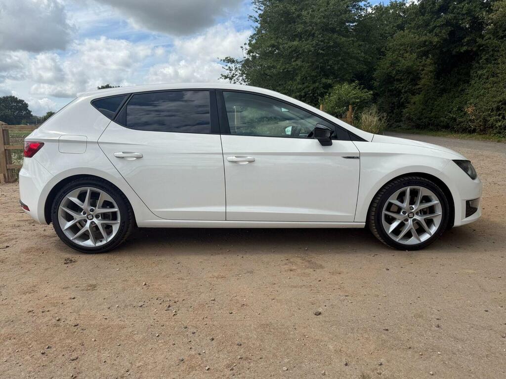 Seat Leon 2.0 Tdi Cr Fr Dsg Euro 5 Ss White #3