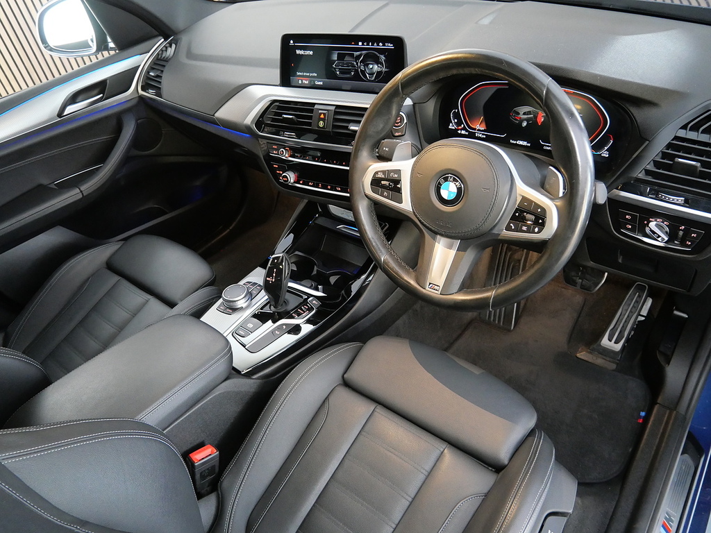 BMW X3 20D M Sport Blue #3