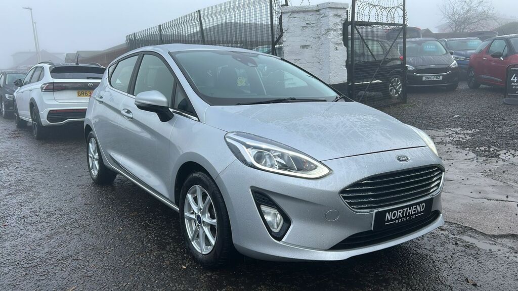 Ford Fiesta 1.0L Zetec T Hatchback Euro 6 9 Silver