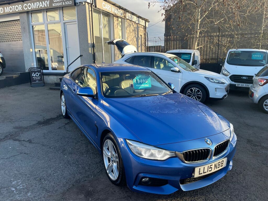 BMW 4 Series Gran Coupe 2.0L 420D M Sport Coupe Blue