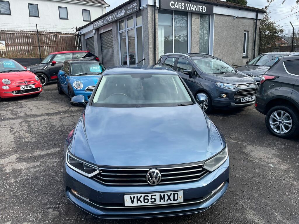 Volkswagen Passat 2.0 Tdi Bluemotion Tech Se Business Saloon Die VK65MXD Blue #2