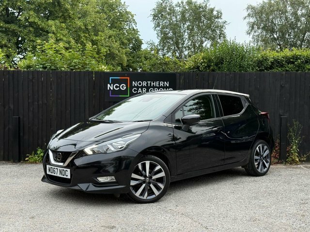 Nissan Micra 2018 0.9 Ig-t Tekna Hatchback Eu Black #3