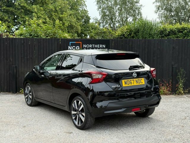 Nissan Micra 2018 0.9 Ig-t Tekna Hatchback Eu Black #4