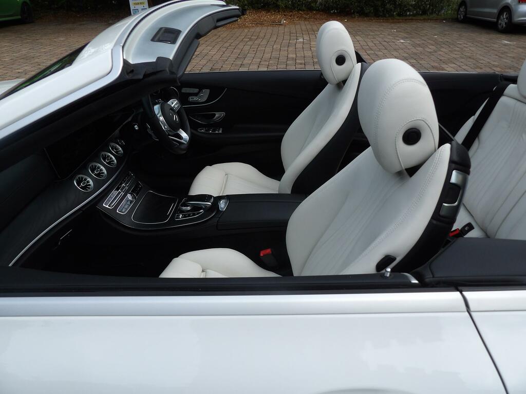 Mercedes-Benz E Class 2.0 E300 Gpf Amg Line Cabriolet G-troni White #5