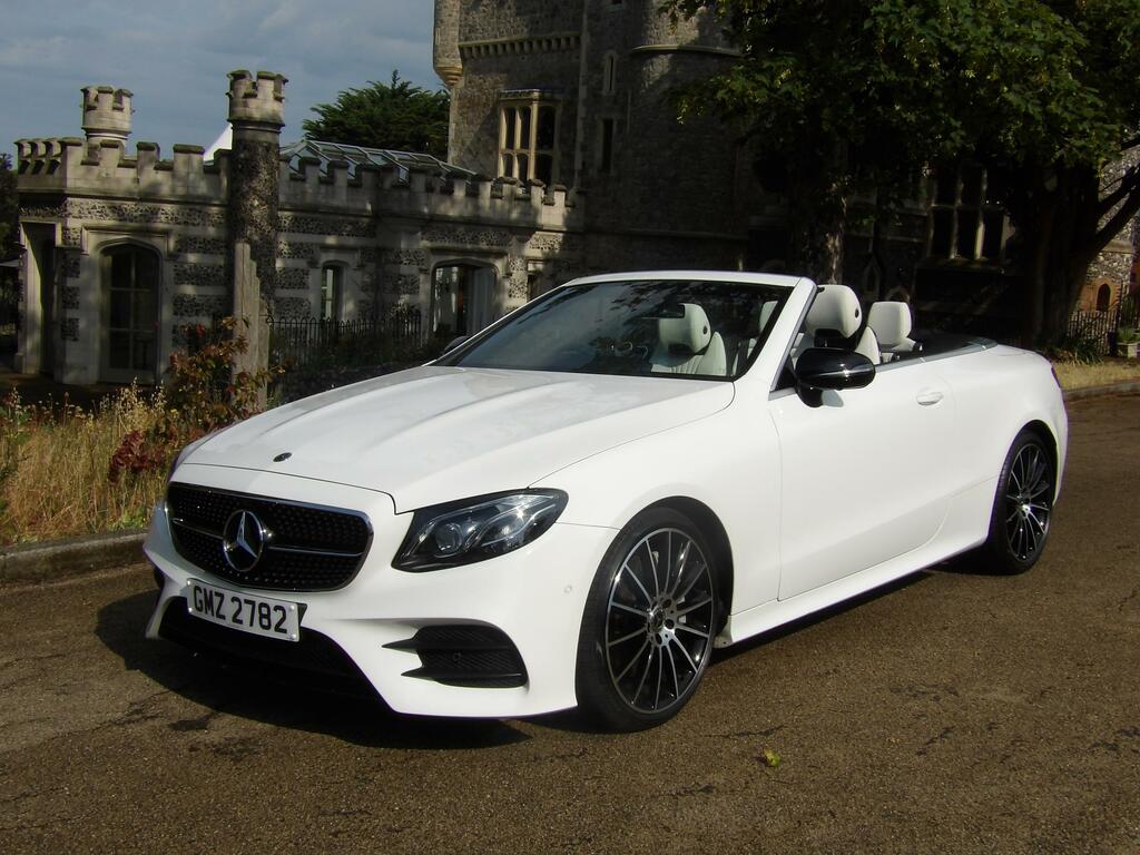 Mercedes-Benz E Class 2.0 E300 Gpf Amg Line Cabriolet G-troni White