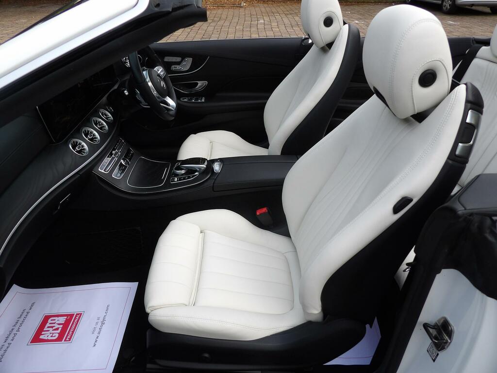 Mercedes-Benz E Class 2.0 E300 Gpf Amg Line Cabriolet G-troni White #3
