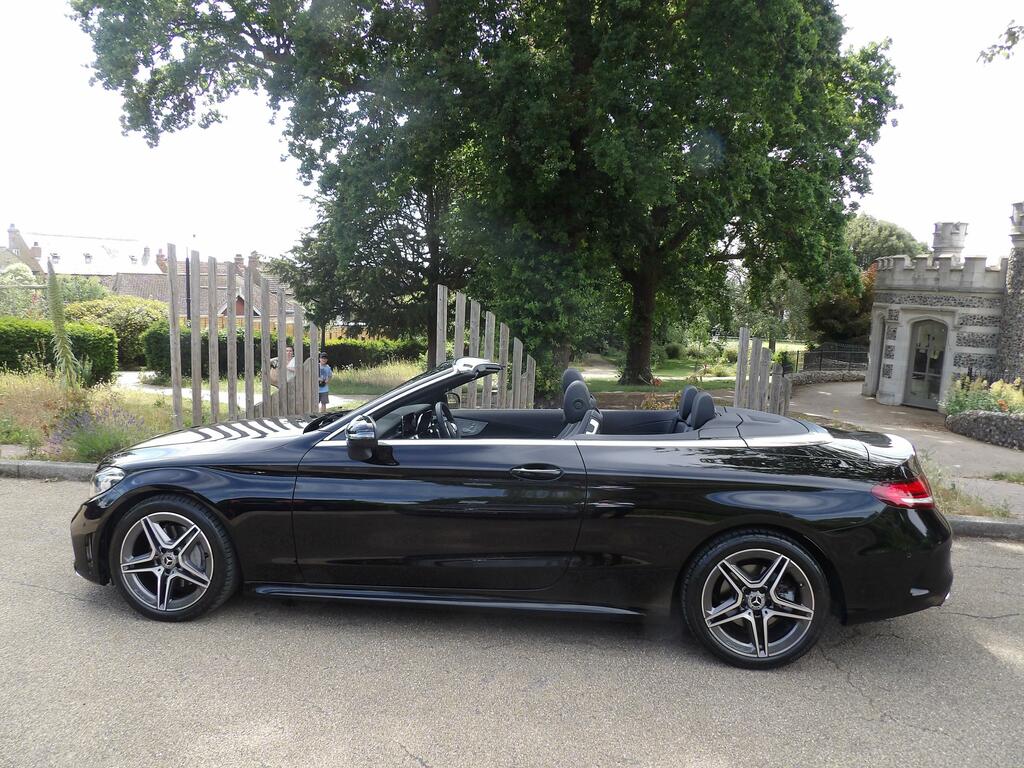 Mercedes-Benz C Class 2.0 C220d Amg Line Edition Premium Cabriolet Black #4