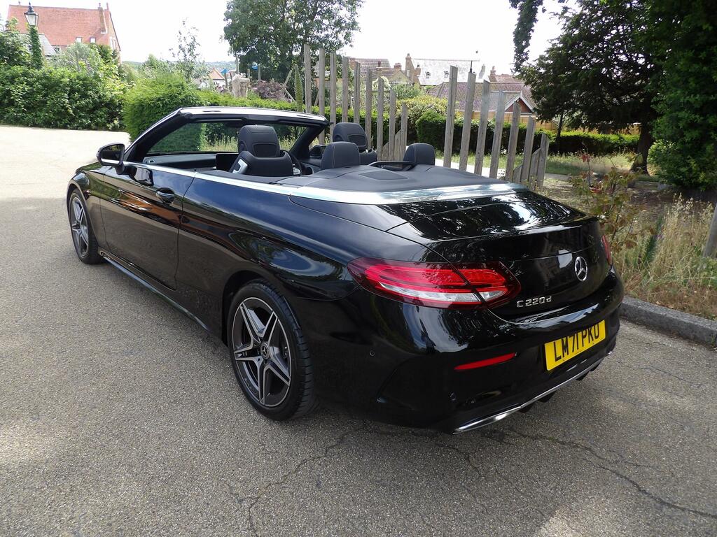 Mercedes-Benz C Class 2.0 C220d Amg Line Edition Premium Cabriolet Black #6