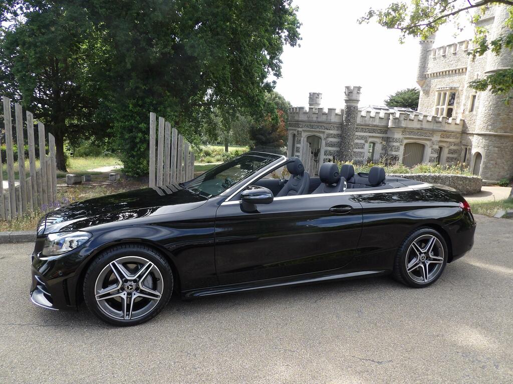 Mercedes-Benz C Class 2.0 C220d Amg Line Edition Premium Cabriolet Black #3