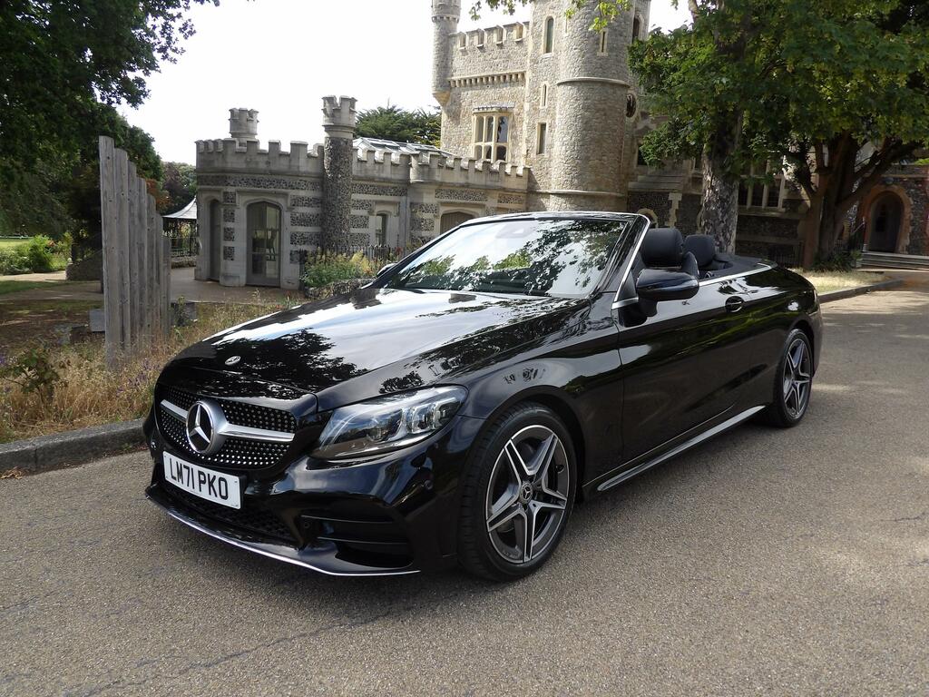Mercedes-Benz C Class 2.0 C220d Amg Line Edition Premium Cabriolet Black