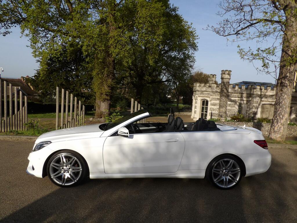 Mercedes-Benz E Class 3.0 E350d V6 Amg Line Edition Cabriolet White #3