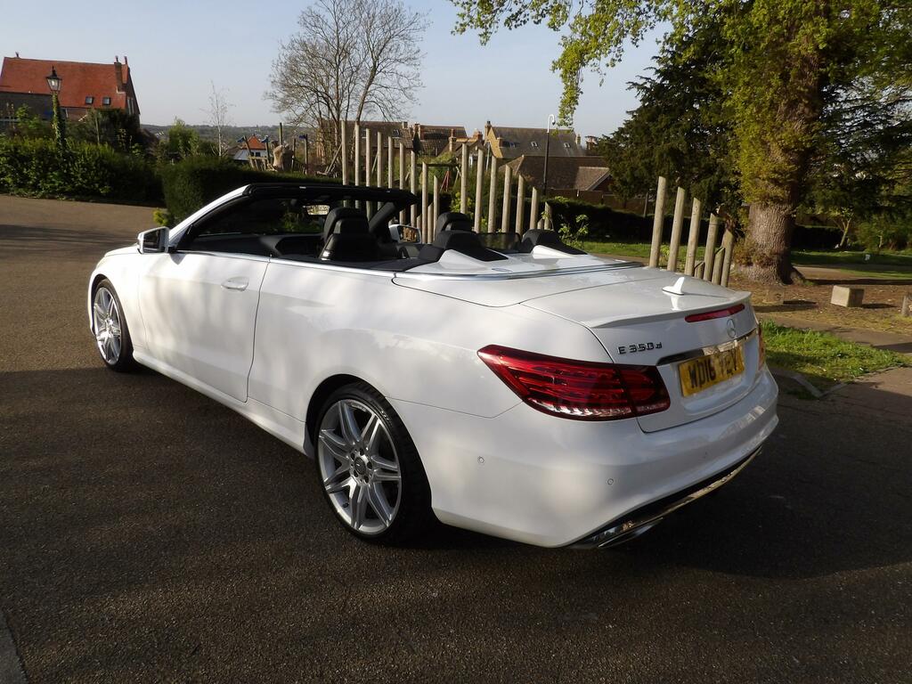 Mercedes-Benz E Class 3.0 E350d V6 Amg Line Edition Cabriolet White #5