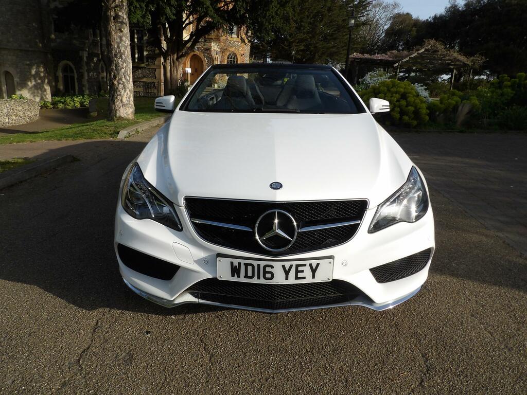 Mercedes-Benz E Class 3.0 E350d V6 Amg Line Edition Cabriolet White #6