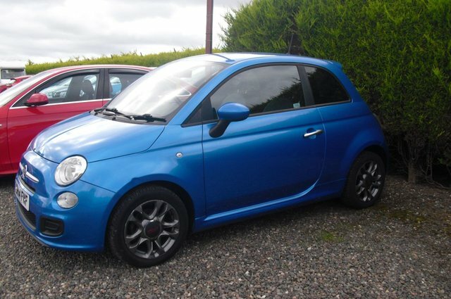 Fiat 500 Hatchback Blue