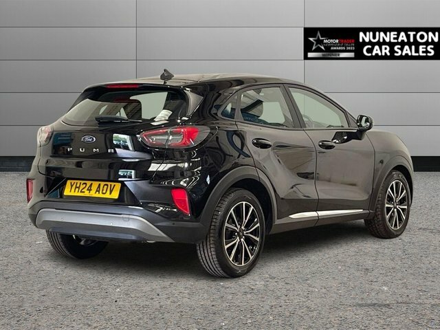 Ford Puma 1.0T Ecoboost Mhev Titanium Suv Hybrid YH24AOV Black #3