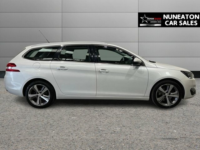Peugeot 308 SW 2.0 Bluehdi Allure Estate Euro 6 White #2