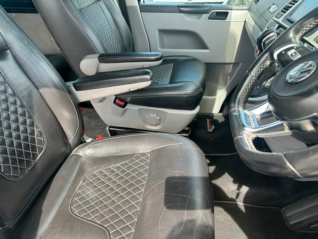 Volkswagen Transporter Sportline Panel Van T5.1 Highline Aircon Satnav Tailgate Spo White #14