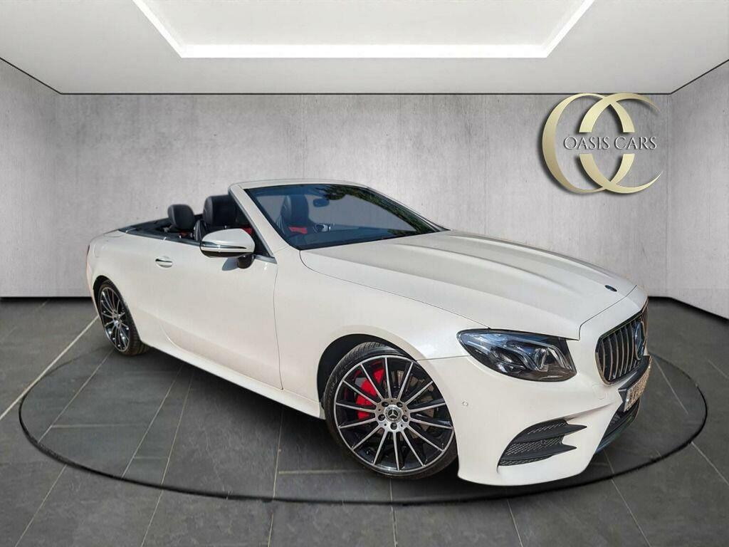 Mercedes-Benz E Class 2.0 E220d Amg Line Premium Plus Cabriolet G-tron White