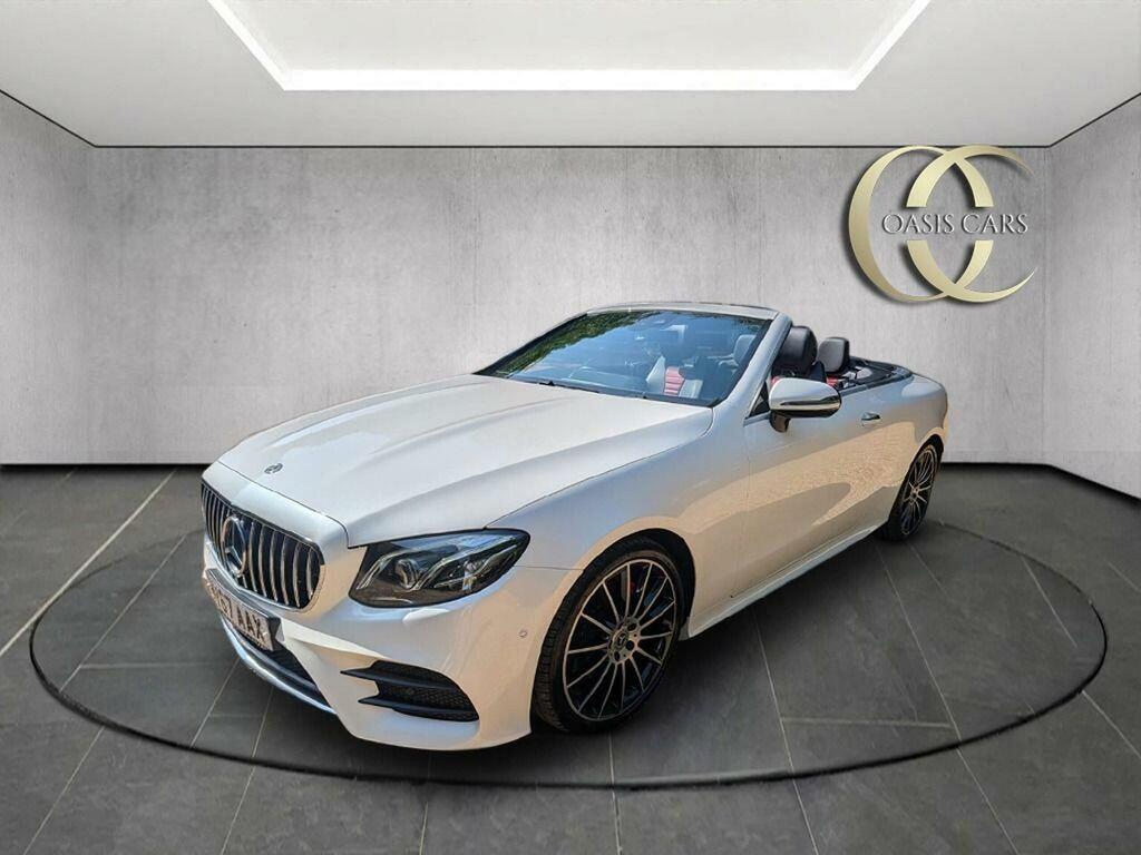 Mercedes-Benz E Class 2.0 E220d Amg Line Premium Plus Cabriolet G-tron White #5