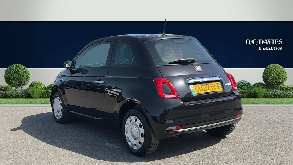 Fiat 500 1.0 Mhev Pop Hatchback Euro 6 S CU22HLF Black #3