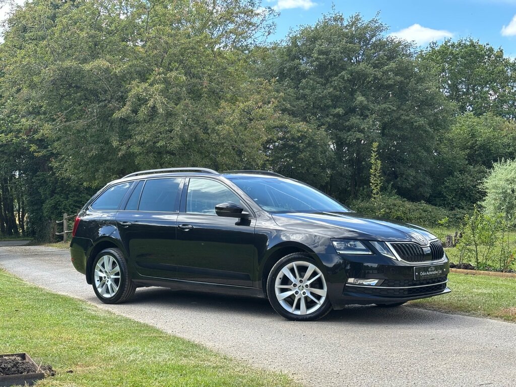 Skoda Octavia 1.6 Tdi Se L Estate Euro 6 Ss DG18YCA Black #4