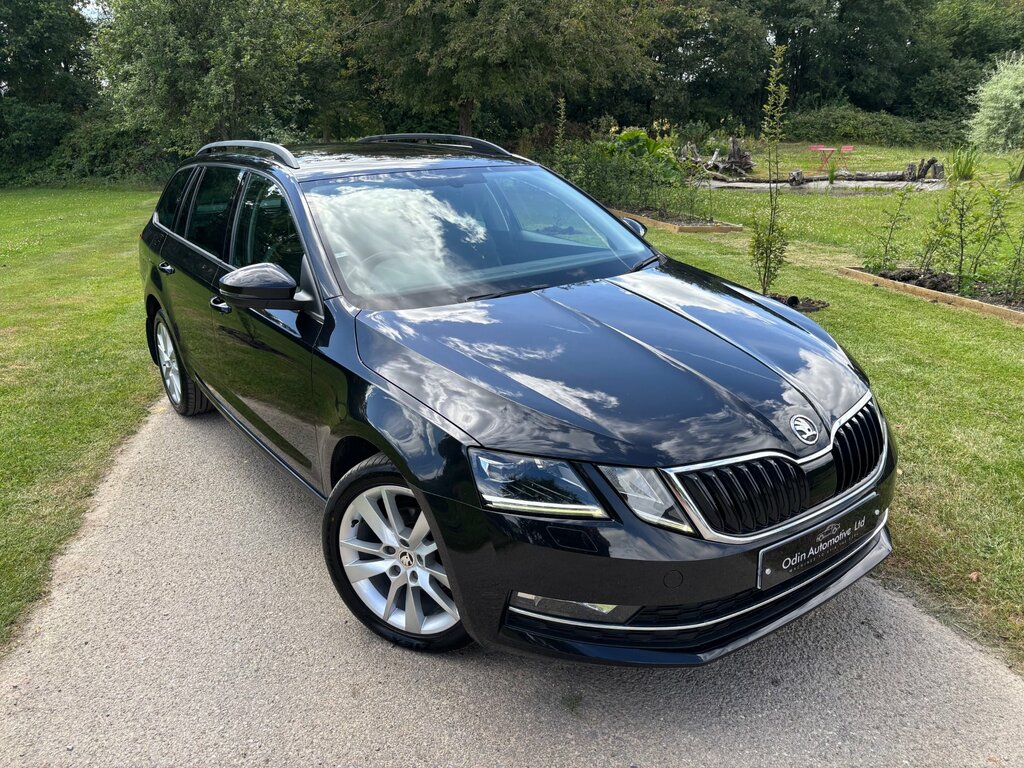 Skoda Octavia 1.6 Tdi Se L Estate Euro 6 Ss DG18YCA Black #3