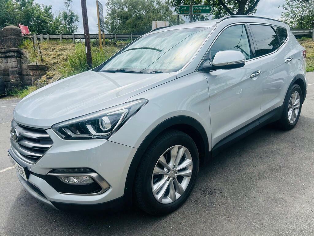 Hyundai Santa Fe 2.2 Crdi Blue Drive Premium 4Wd Euro 6 S S Silver #2