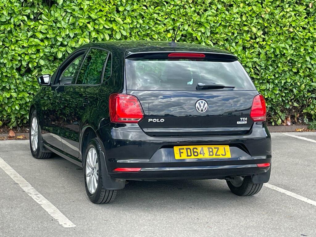 Volkswagen Polo 1.4 Tdi Bluemotion Tech Se Euro 6 Ss Black #5