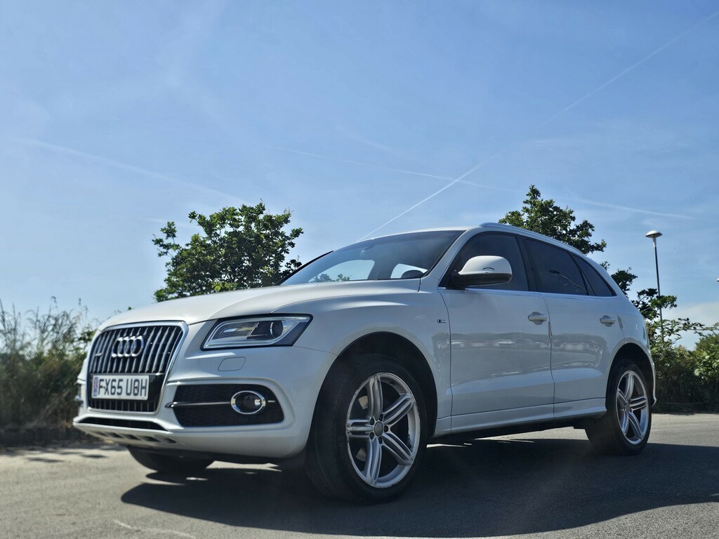 Audi Q5 2.0 Tdi S Line Plus White #5