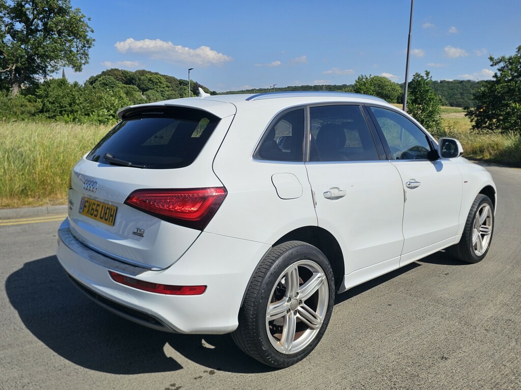 Audi Q5 2.0 Tdi S Line Plus White #3