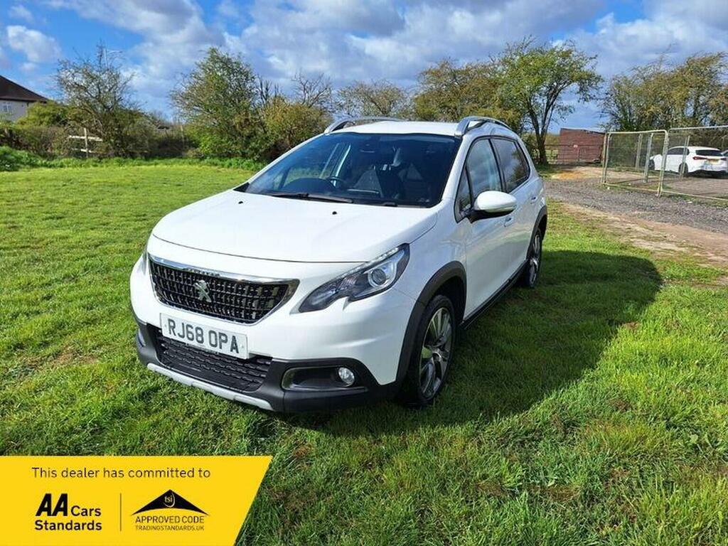 Peugeot 2008 Suv 1.2 Puretech Allure Eat Euro 6 Ss 2018 RJ68OPA White #3