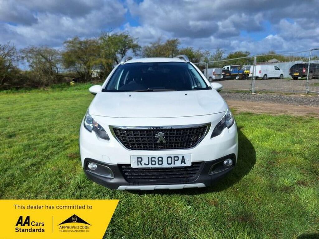 Peugeot 2008 Suv 1.2 Puretech Allure Eat Euro 6 Ss 2018 RJ68OPA White #2