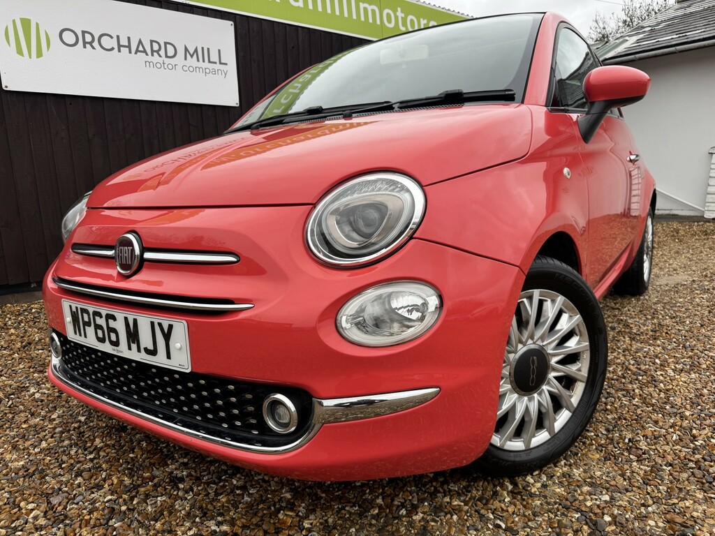 Fiat 500 Hatchback 1.2 500 My17 1.2 69Hp Lounge 2016 Pink