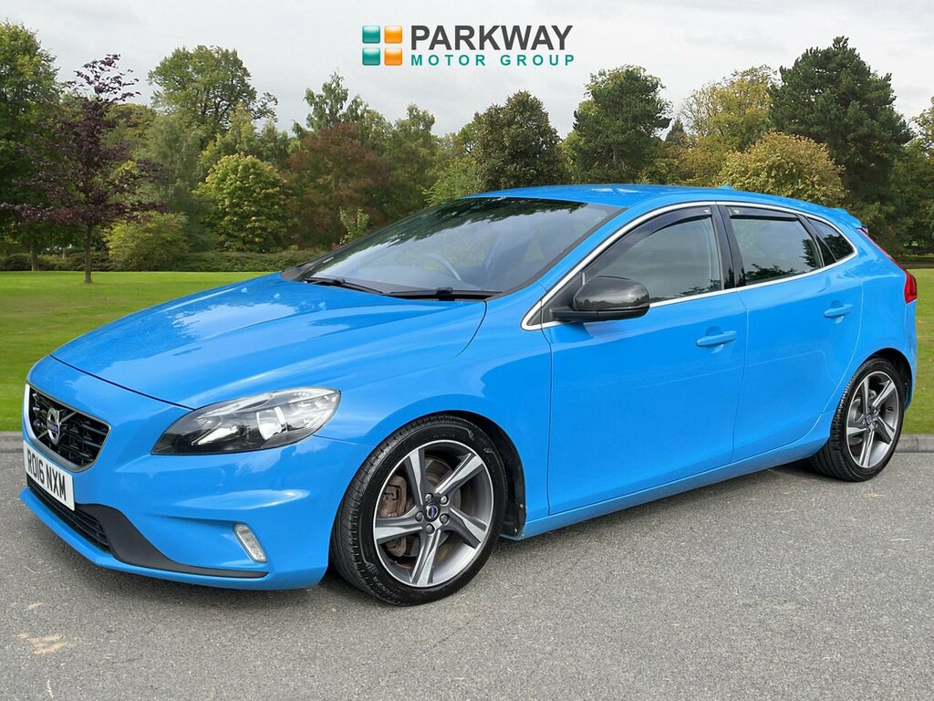 Volvo V40 Hatchback Blue #3