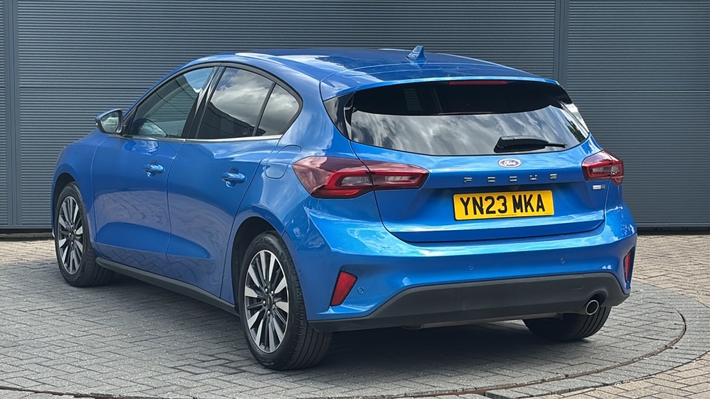 Ford Focus 1.0 Ecoboost Hybrid Mhev 155 Titanium X Ed 15 YN23MKA Blue #3