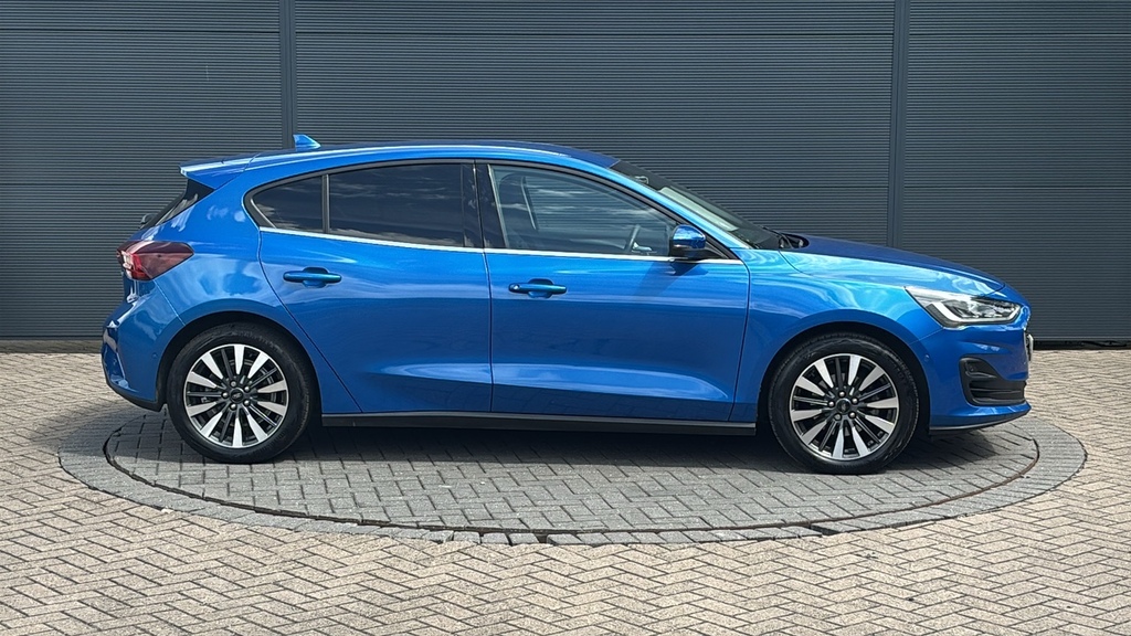 Ford Focus 1.0 Ecoboost Hybrid Mhev 155 Titanium X Ed 15 YN23MKA Blue #4