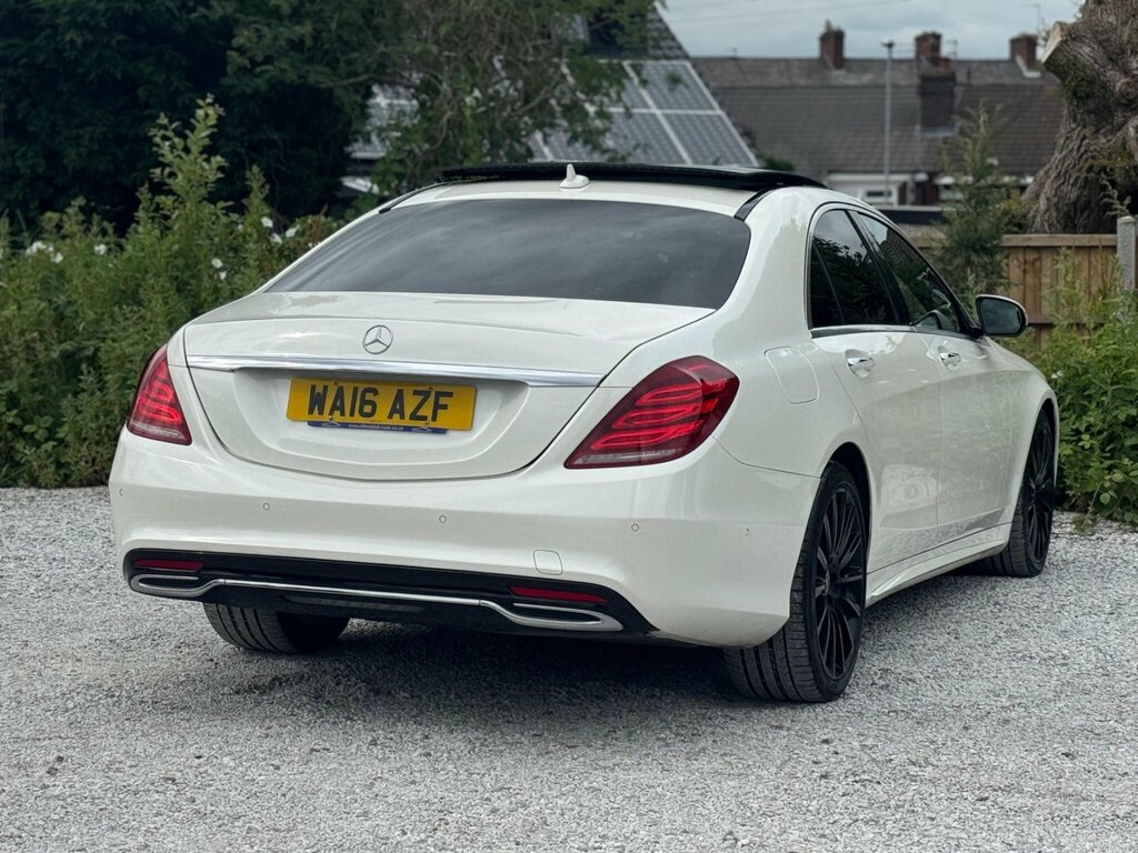 Mercedes-Benz S Class 3.0 S350d V6 Amg Line G-tronic Euro 6 Ss White #6