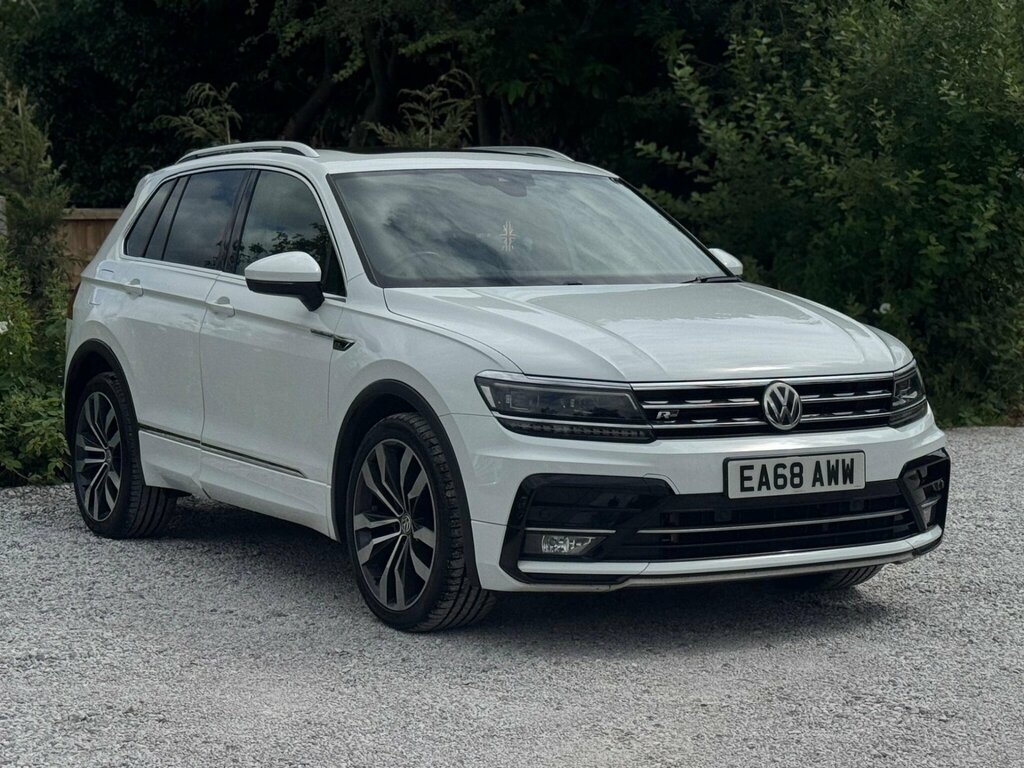 Volkswagen Tiguan 2.0 Tdi R-line Dsg Euro 6 Ss EA68AWW White #3