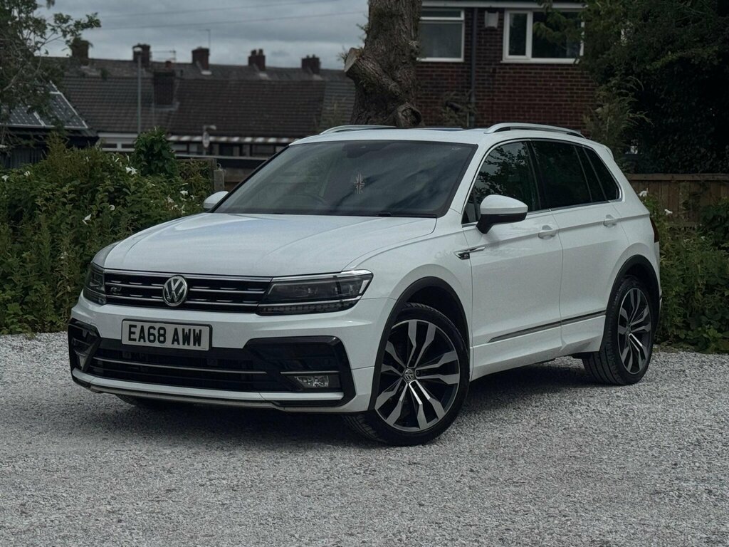 Volkswagen Tiguan 2.0 Tdi R-line Dsg Euro 6 Ss EA68AWW White #2