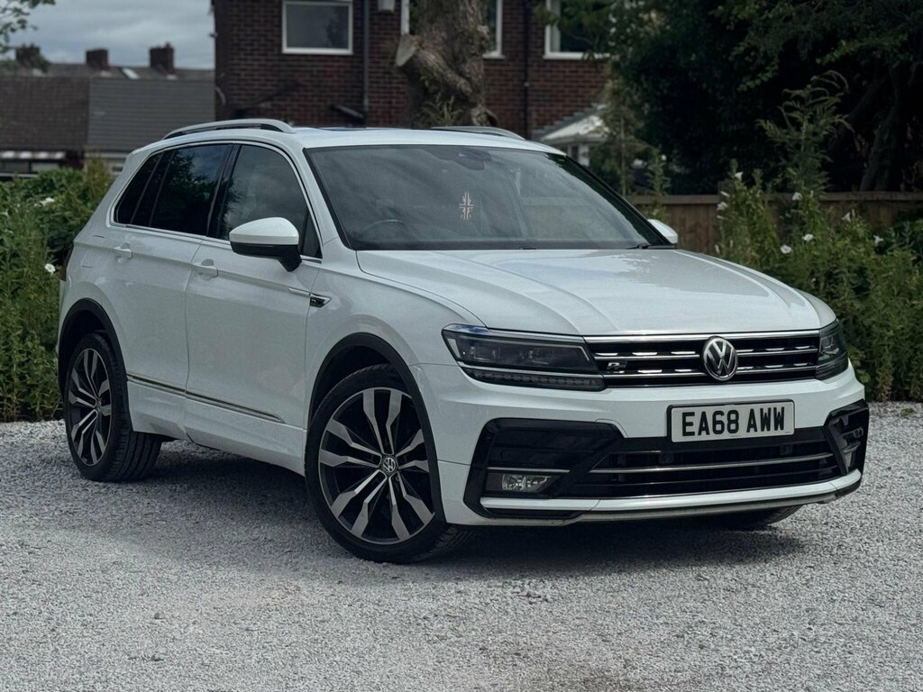 Volkswagen Tiguan 2.0 Tdi R-line Dsg Euro 6 Ss White