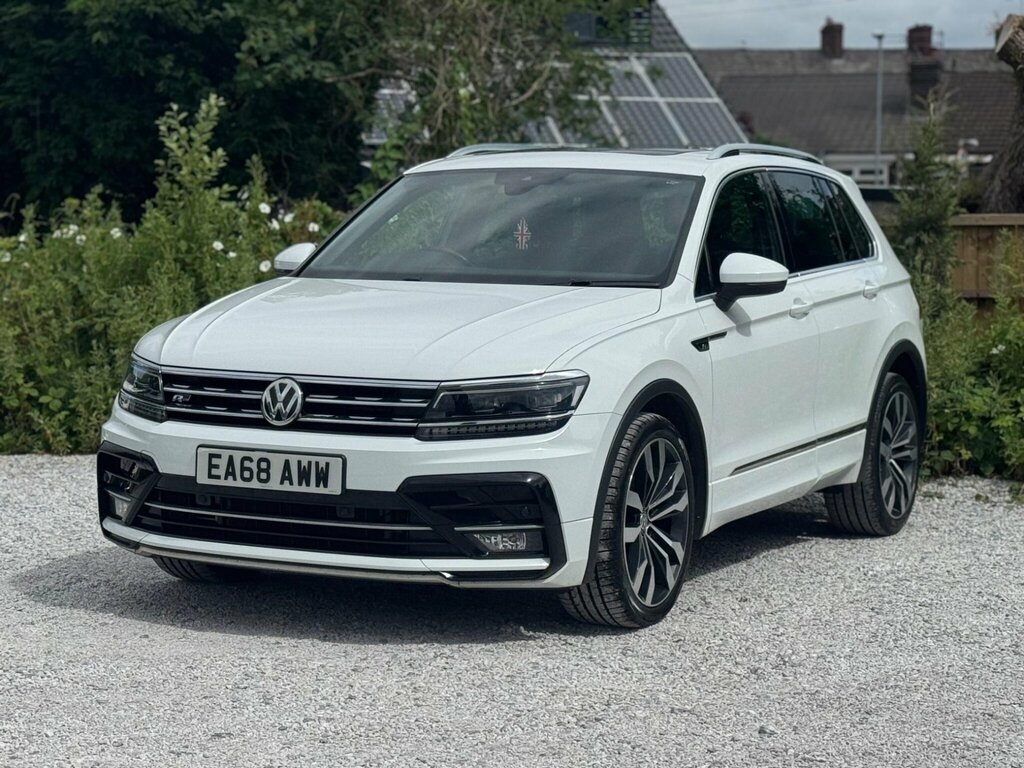 Volkswagen Tiguan 2.0 Tdi R-line Dsg Euro 6 Ss EA68AWW White #6