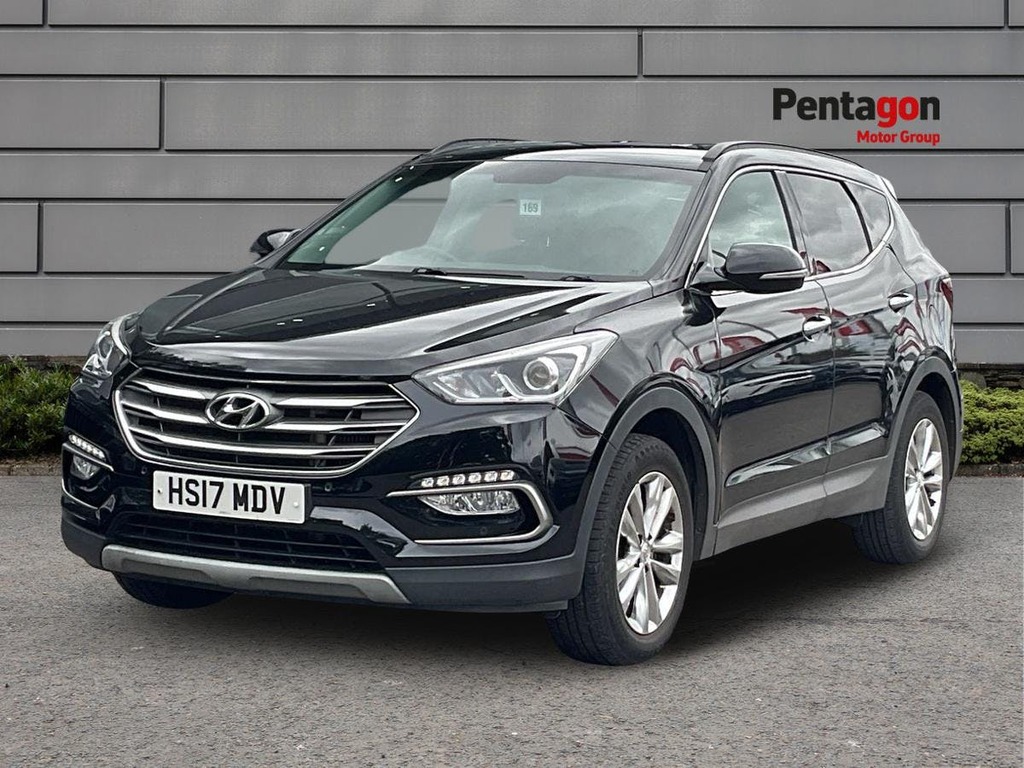 Hyundai Santa Fe 2.2 Crdi Blue Drive Premium Suv Black #3