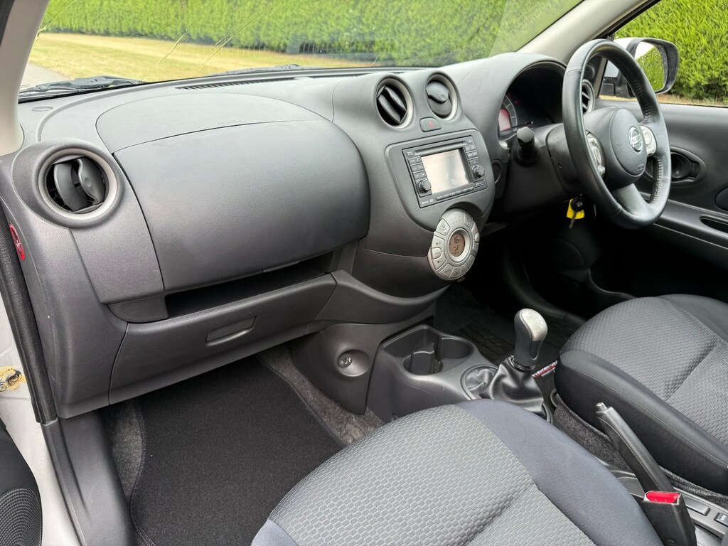 Nissan Micra 1.2 12V Acenta Euro 5 White #13